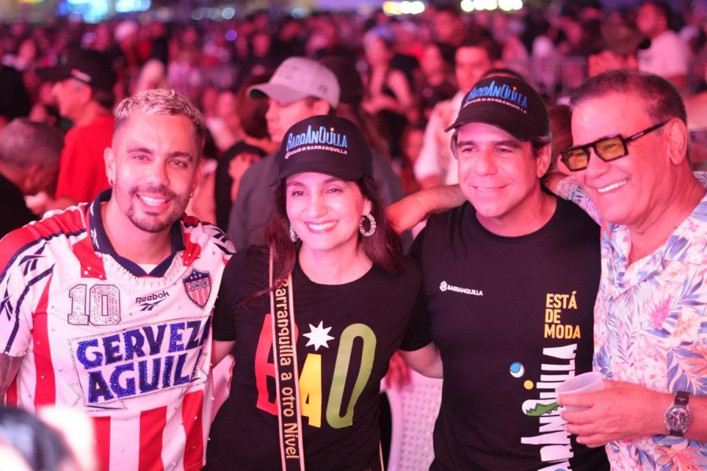 Más de 20.000 personas celebraron el cumpleaños de Barranquilla con concierto en el Gran Malecón