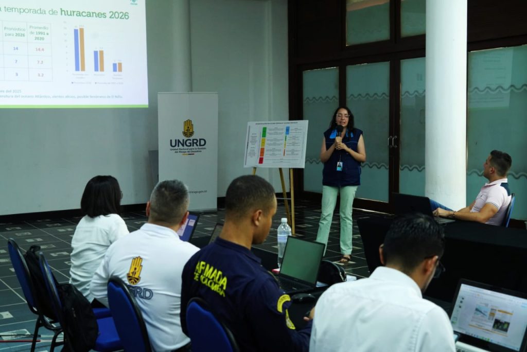 Santa Marta, Barranquilla y Cartagena recibirán taller nacional sobre preparación ante ciclones tropicales 2026