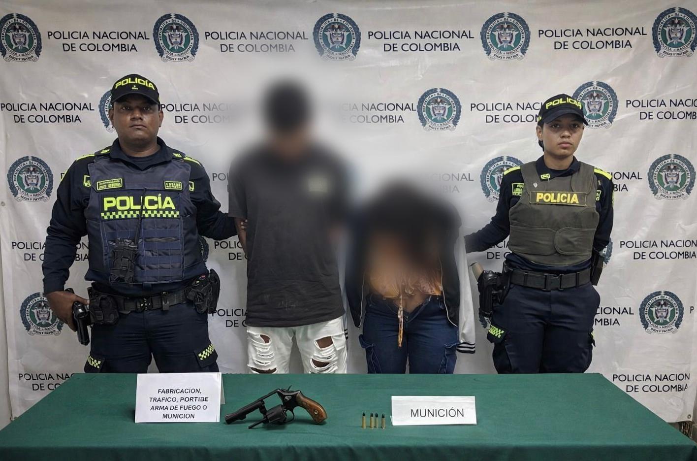 Capturan a dos hombres en Soledad por porte ilegal de armas de fuego
