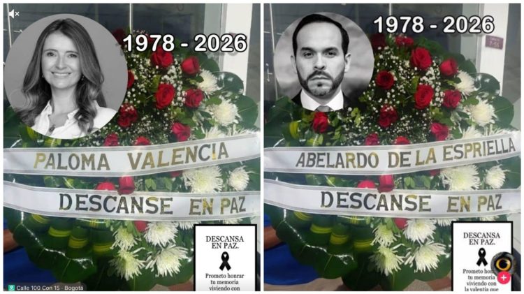 Amenazan a Paloma Valencia y Abelardo de la Espriella con imágenes fúnebres en redes sociales