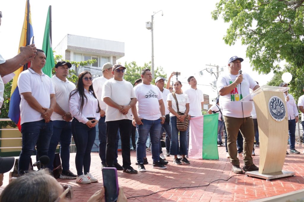Baranoa marchó por la paz y rechazó la violencia: alcalde Edinson Palma