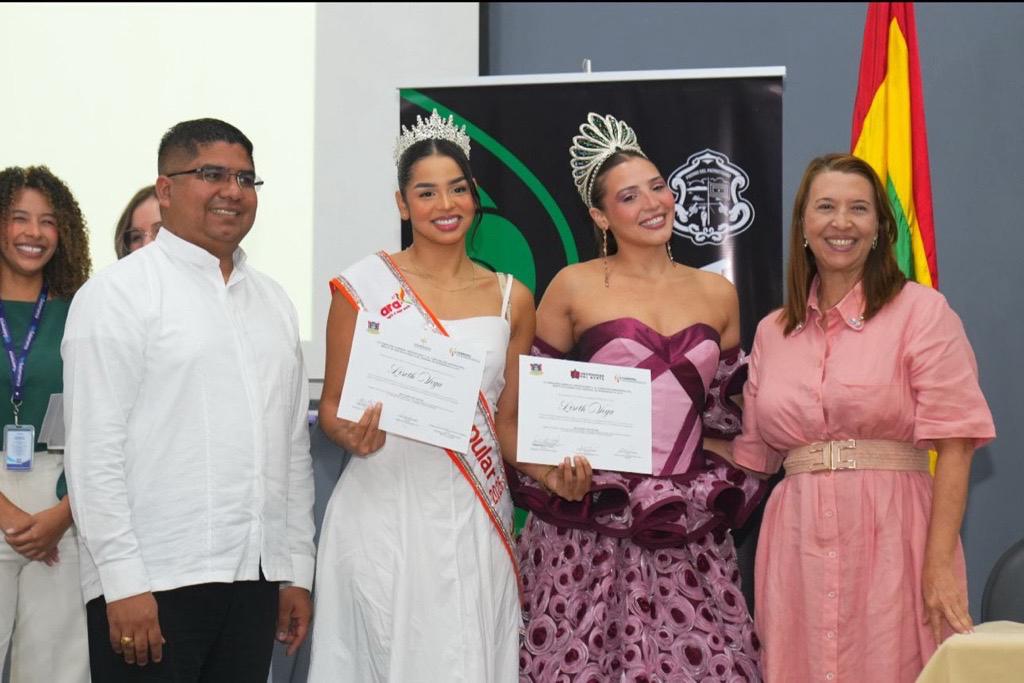 Reina popular del Carnaval 2026 obtiene beca del 100% para estudiar Comunicación Social