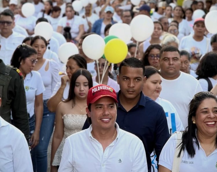 Polonuevo tambien marcha contra la violencia y exige mayor apoyo del Gobierno nacional