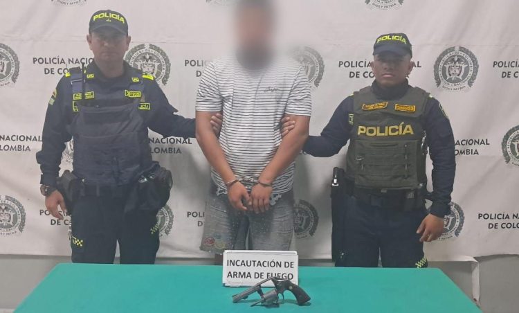 Capturan a joven de 20 años con revólver en el suroccidente de Barranquilla