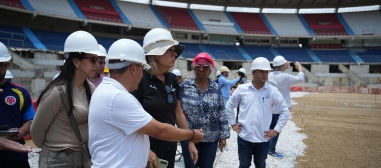 Conmebol supervisa avances del estadio Metropolitano de Barranquilla para la final de la Copa Sudamericana 2026