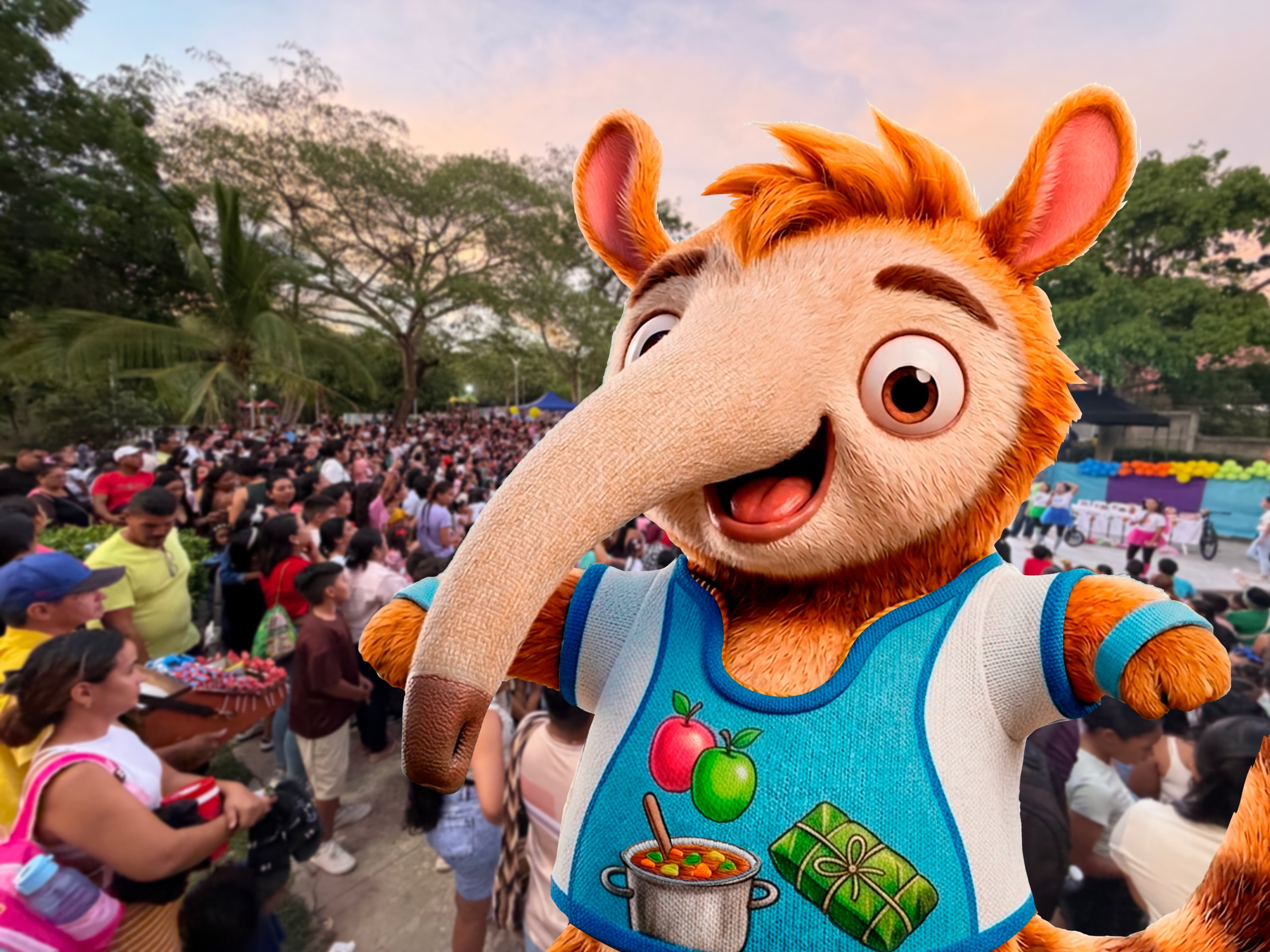 Más de 1.800 niños celebran su día en el Parque Espejo de Baranoa con jornada lúdica y recreativa