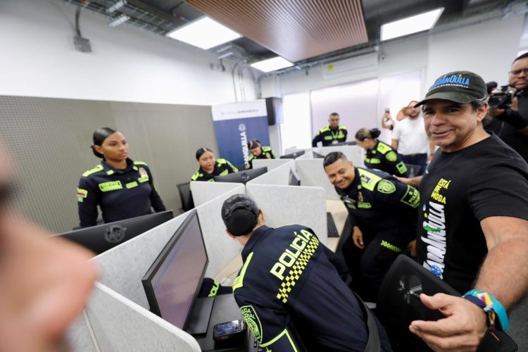 Barranquilla fortalece seguridad con nueva Sala de Red de Apoyo para la Policía Metropolitana