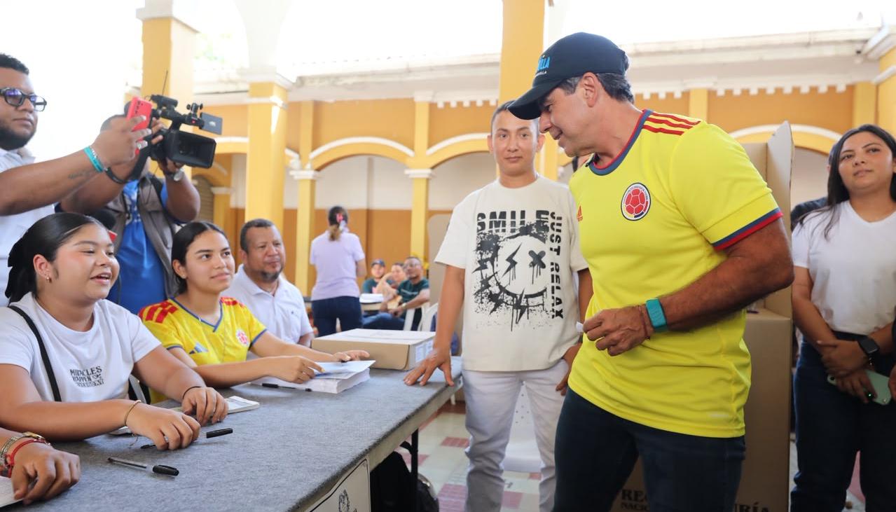 Alejandro Char destaca participación ciudadana tras la primera vuelta presidencial