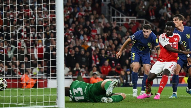 Un gol de Saka envía al Arsenal de Inglaterra a la final de Champions League