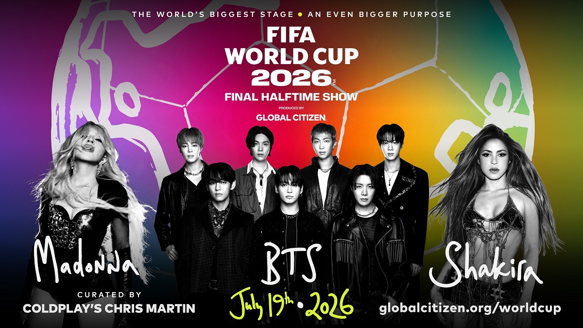 Shakira, Madonna y BTS serán los artistas principales del espectáculo de medio tiempo de la final de la Copa Mundial de 2026