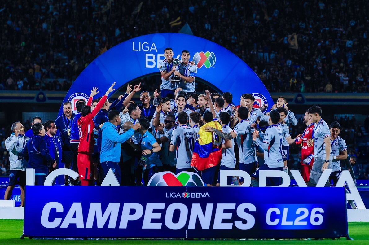 Cruz Azul venció a Pumas y se quedó con el título del Clausura en la liga mexicana