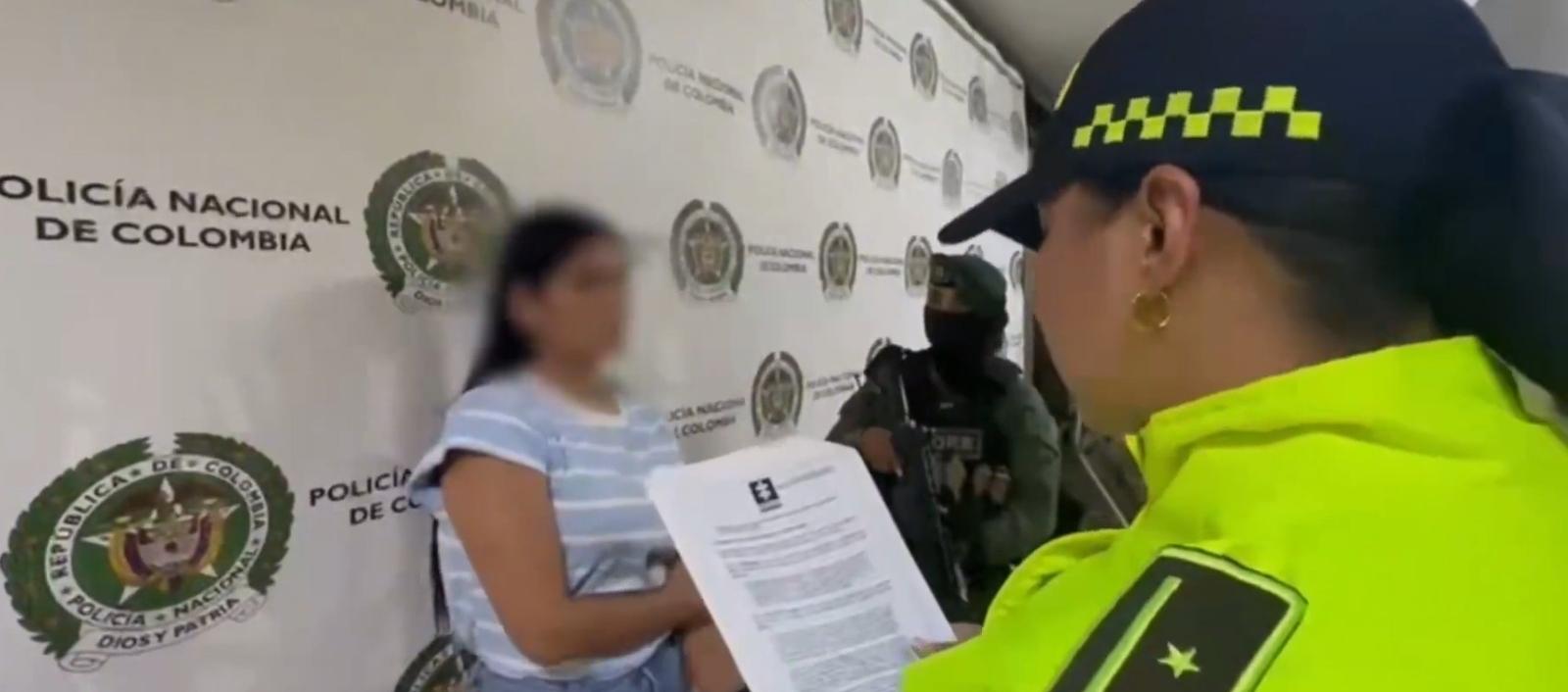Capturan en Medellín a alias ‘Hilary’, hermana de uno de los fundadores del ‘Tren de Aragua’