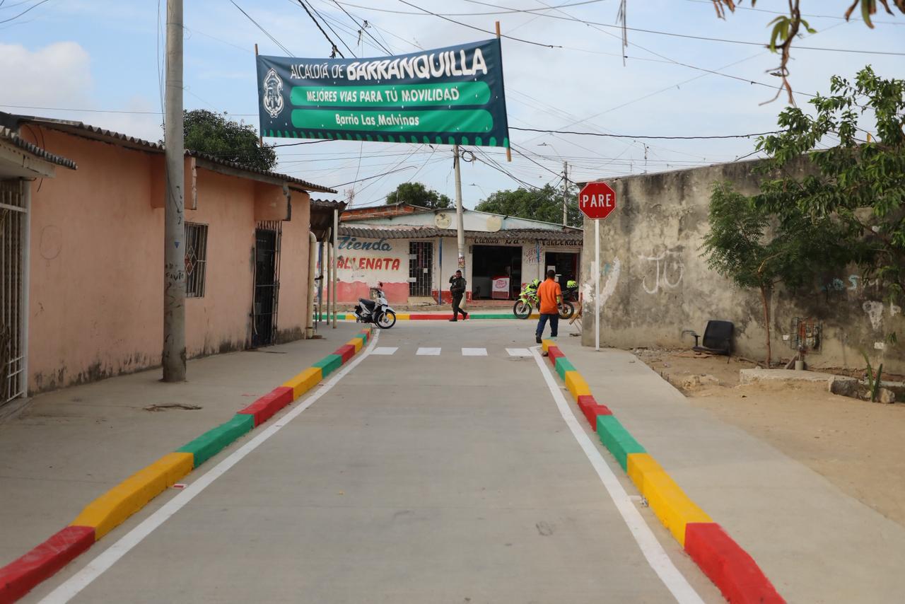 Alcalde Char entrega nuevos tramos viales en Las Malvinas y destaca avance en infraestructura barrial