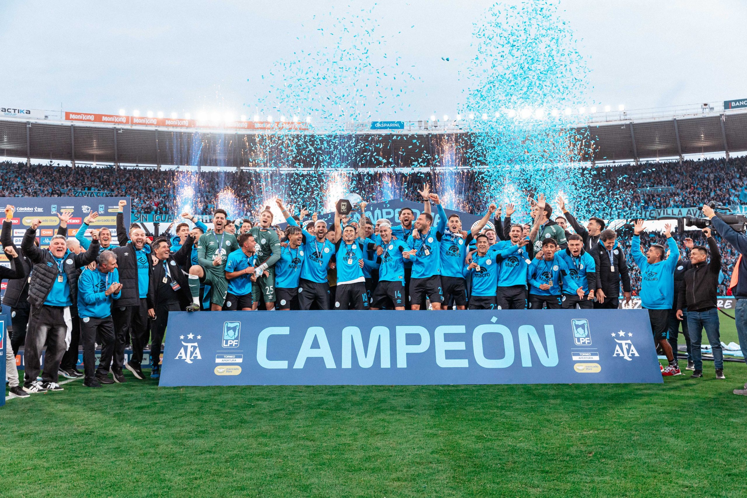 Por primera vez en su historia, Belgrano de Córdoba se corona campeón en Argentina