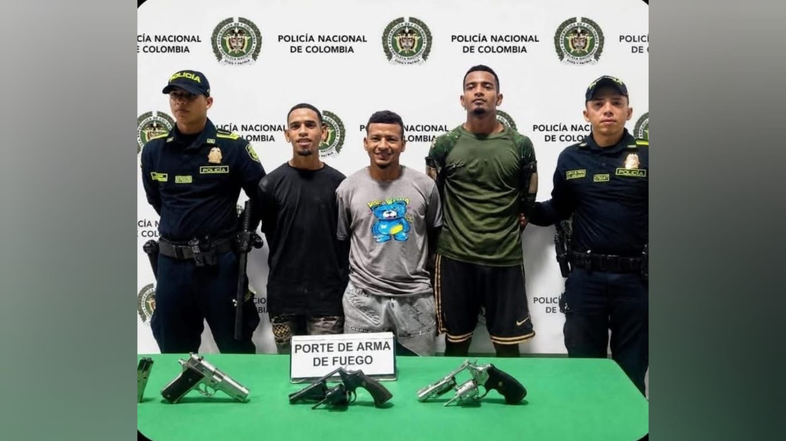 Policía frustra presunto atentado sicarial en Soledad y captura a tres señalados integrantes de ‘Los Pepes’