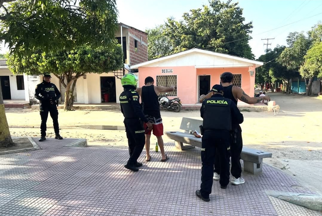Policía refuerza operativos de seguridad en el corregimiento de Pitalito, en Polonuevo
