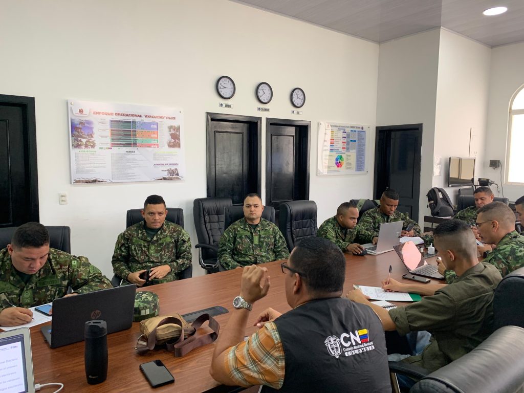 CNE capacita a la Fuerza Pública en la Región Caribe para fortalecer control electoral