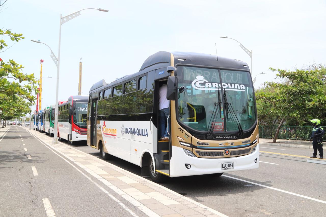 Barranquilla completa 100 nuevos buses con aire acondicionado para modernizar el transporte público colectivo