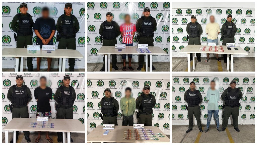 Capturan a 13 presuntos integrantes de ‘Los Costeños’ y ‘Los Pepes’ por extorsión en Barranquilla y Soledad