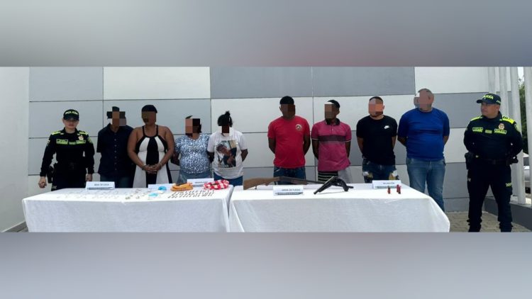 Capturan a ocho presuntos integrantes de bandas criminales en operativos realizados en el Atlántico