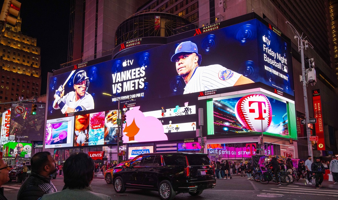 Partido de la Serie del Metro entre Yankees y Mets se transmitirá en la pantalla gigante del Times Square 