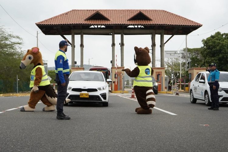 ANSV adelantó una campaña para salvaguardar las vidas de personas y animales en vías del departamento del Atlántico