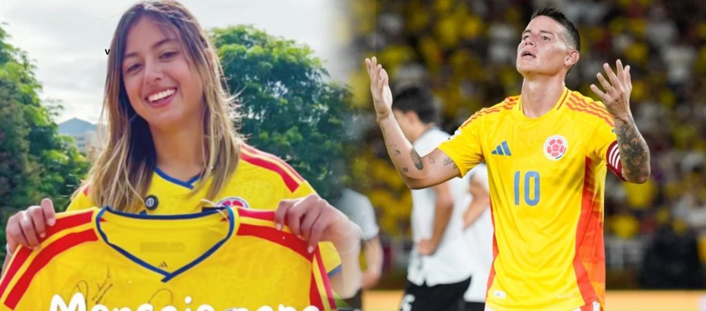 Antonella Petro responde a polémica con James Rodríguez y reafirma su admiración por el capitán de la Selección Colombia