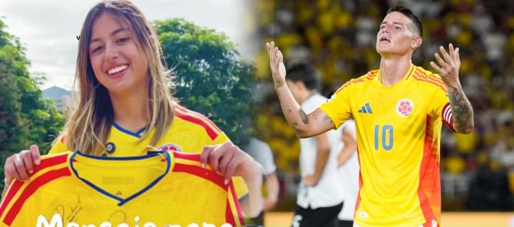 Antonella Petro responde a polémica con James Rodríguez y reafirma su admiración por el capitán de la Selección Colombia