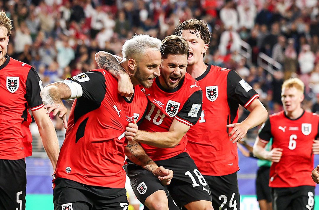 Austria regresa al Mundial con triunfo: venció 3-1 a Jordania en un partido más complicado de lo esperado
