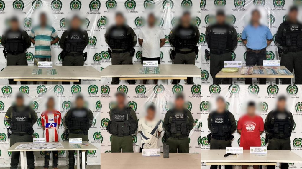 Capturan a 11 presuntos integrantes de ‘Los Pepes’ y ‘Los Costeños’ en Barranquilla, Soledad y Puerto Colombia