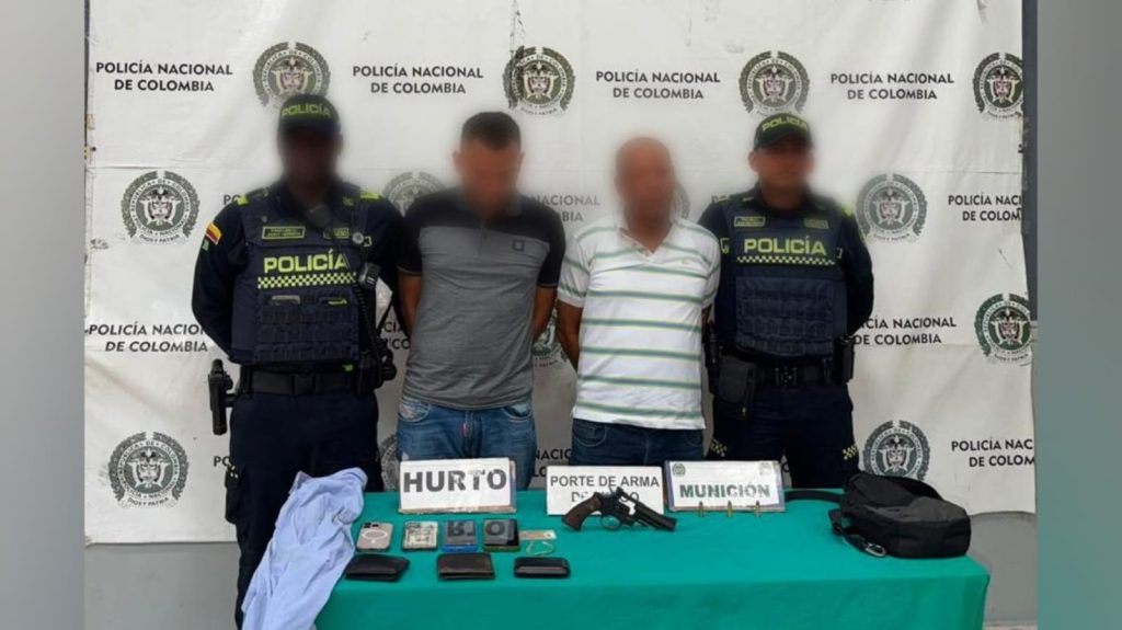 Capturan a dos presuntos delincuentes tras hurto en el norte de Barranquilla