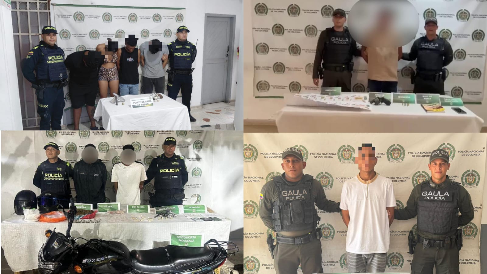 Capturan a alias ‘Nene Chayan’ y a otras seis personas en operativos del Gaula y la Policía del Atlántico