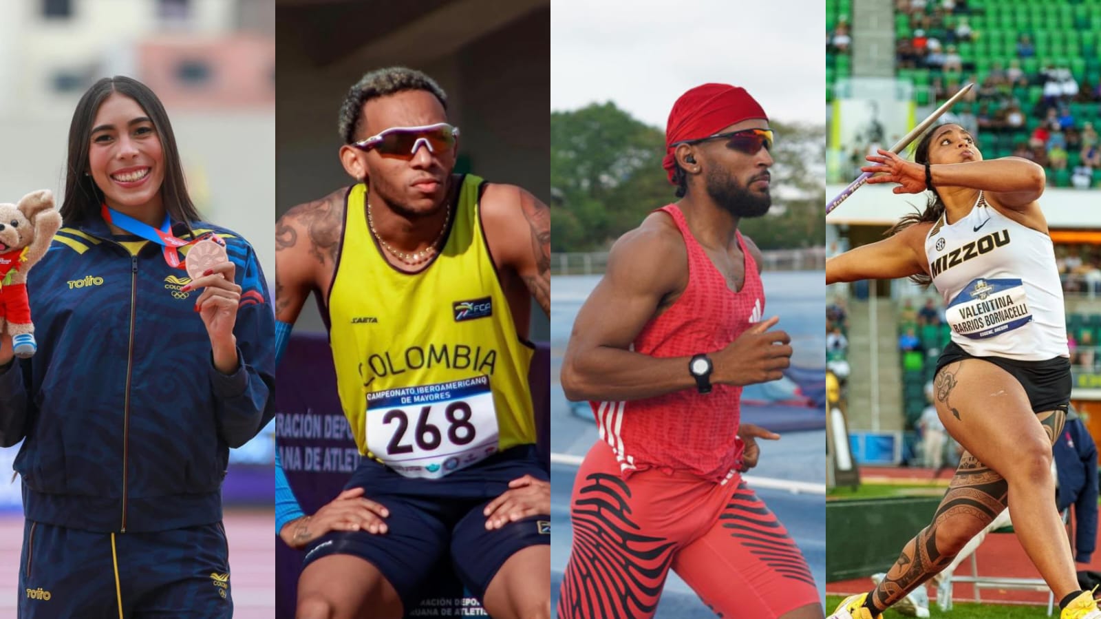 Cuatro atletas del Atlántico integran la Selección Colombia para el Campeonato Panamericano de Atletismo