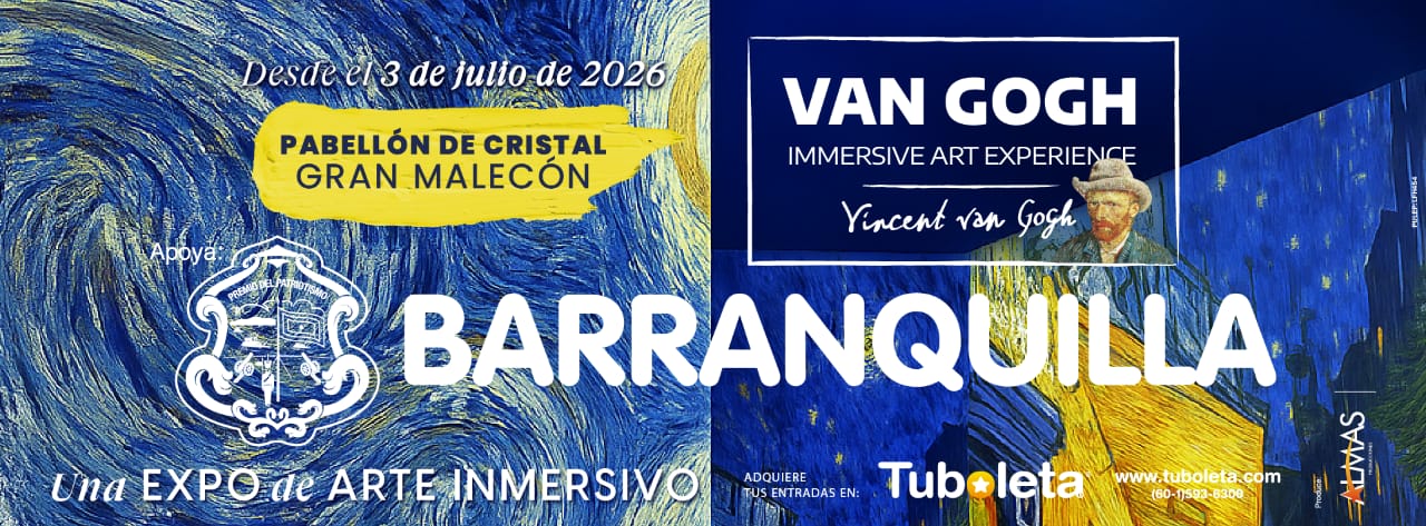 Barranquilla recibe ‘Van Gogh: Immersive Art Experience’, una muestra inmersiva que abrirá sus puertas este 3 de julio