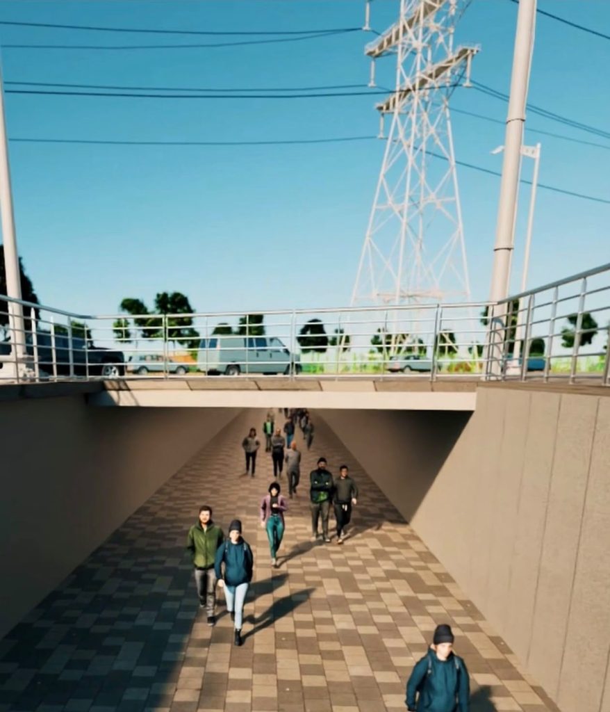 Inician obras de túnel peatonal en la Circunvalar para conectar a Caribe Verde con barrios del suroccidente de Barranquilla