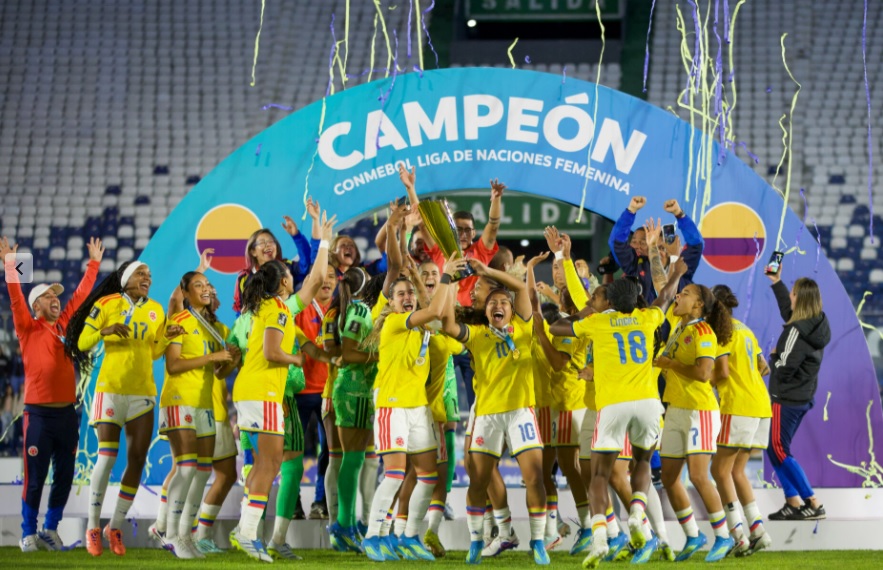 Colombia hace historia y conquista la primera Conmebol Liga de Naciones Femenina