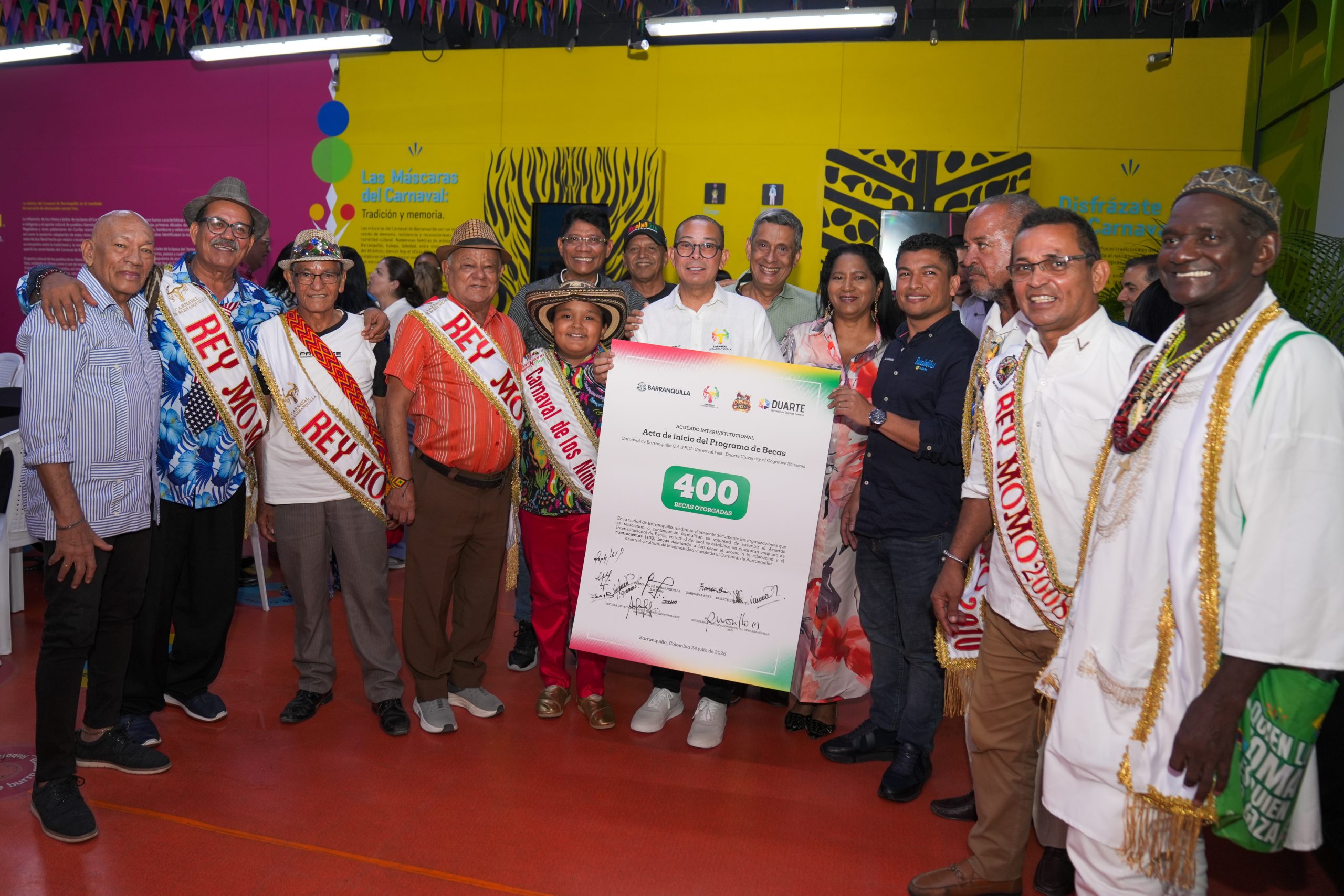 Carnaval de Barranquilla y Duarte University entregarán 400 becas del 100 % para hacedores y gestores culturales