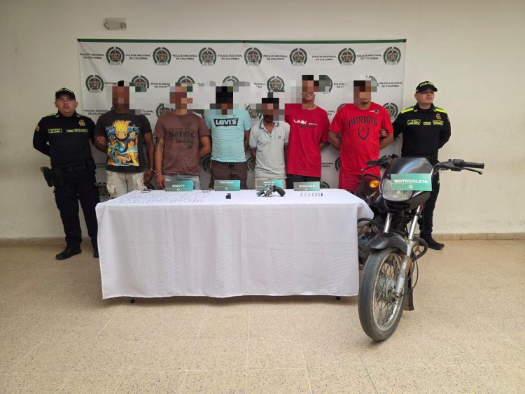 Desarticulan a ‘Los Patillas’: capturan a nueve presuntos integrantes de banda dedicada al hurto en el Atlántico