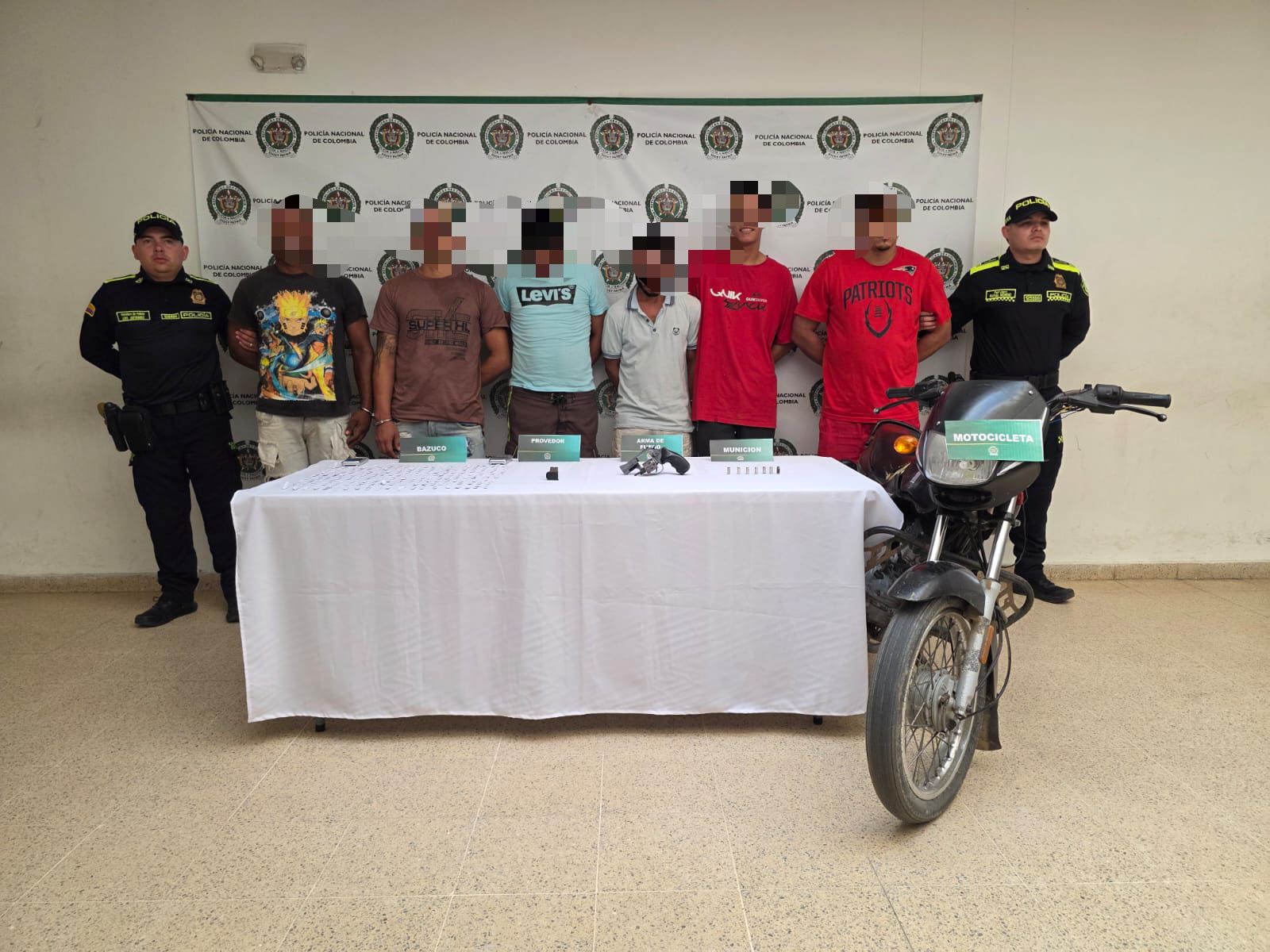 Desarticulan a ‘Los Patillas’: capturan a nueve presuntos integrantes de banda dedicada al hurto en el Atlántico