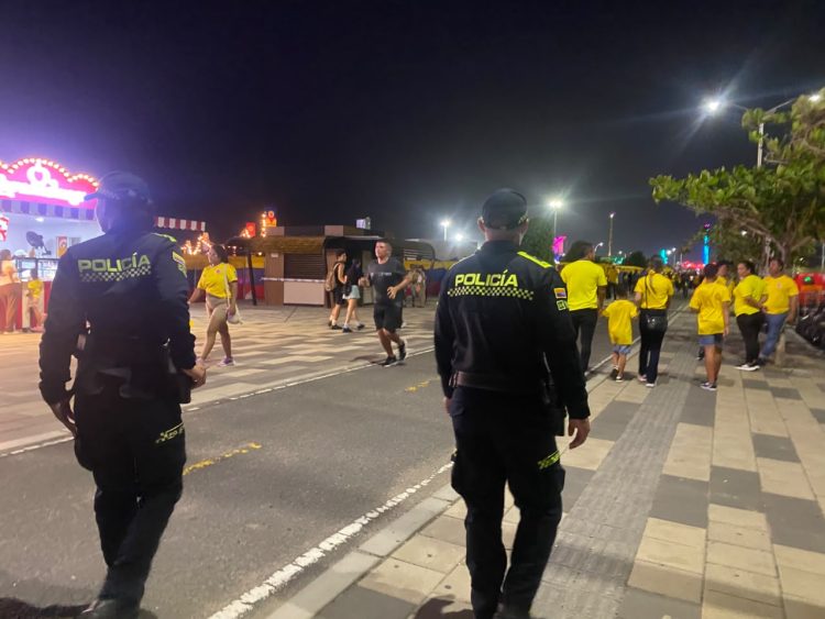 En marcha dispositivo de seguridad en Barranquilla para el partido Colombia vs. Ghana