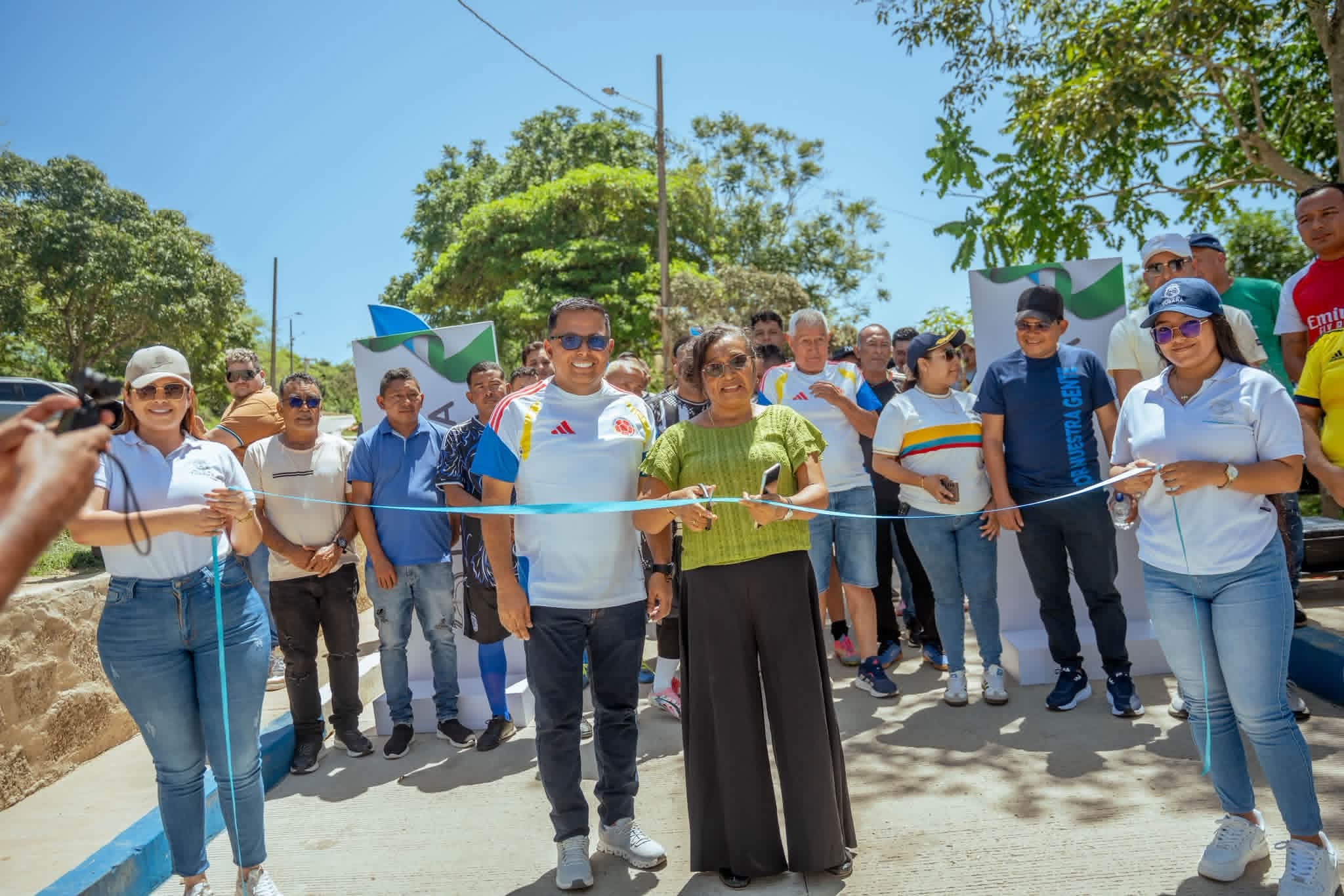 Alcaldía de Tubará entrega obras de pavimentación y modernización de redes en el barrio El Carmen