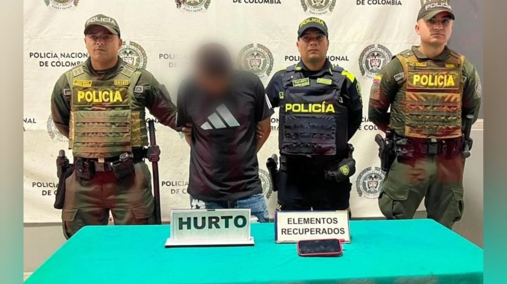 Capturan a presunto ladrón en flagrancia tras hurto en el suroccidente de Barranquilla