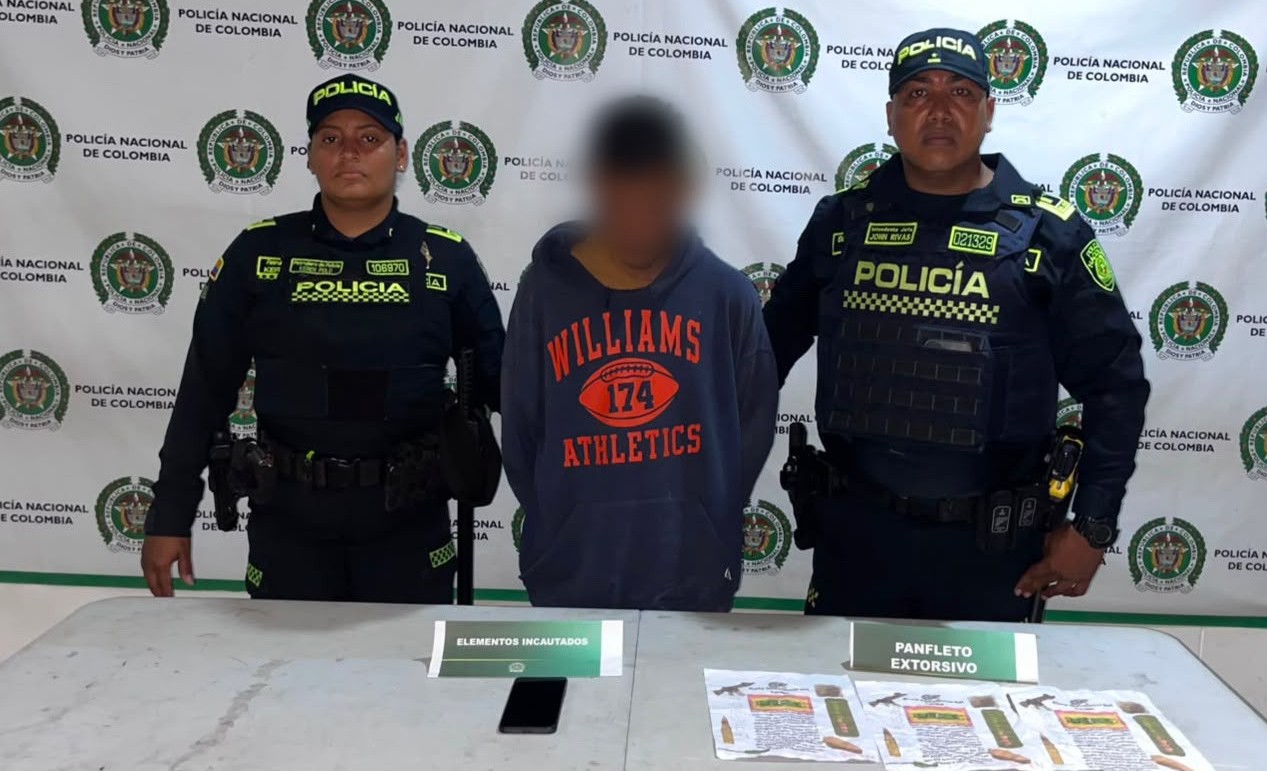 Capturan en Palmar de Varela a presunto extorsionista tras ataque a tiros contra una vivienda