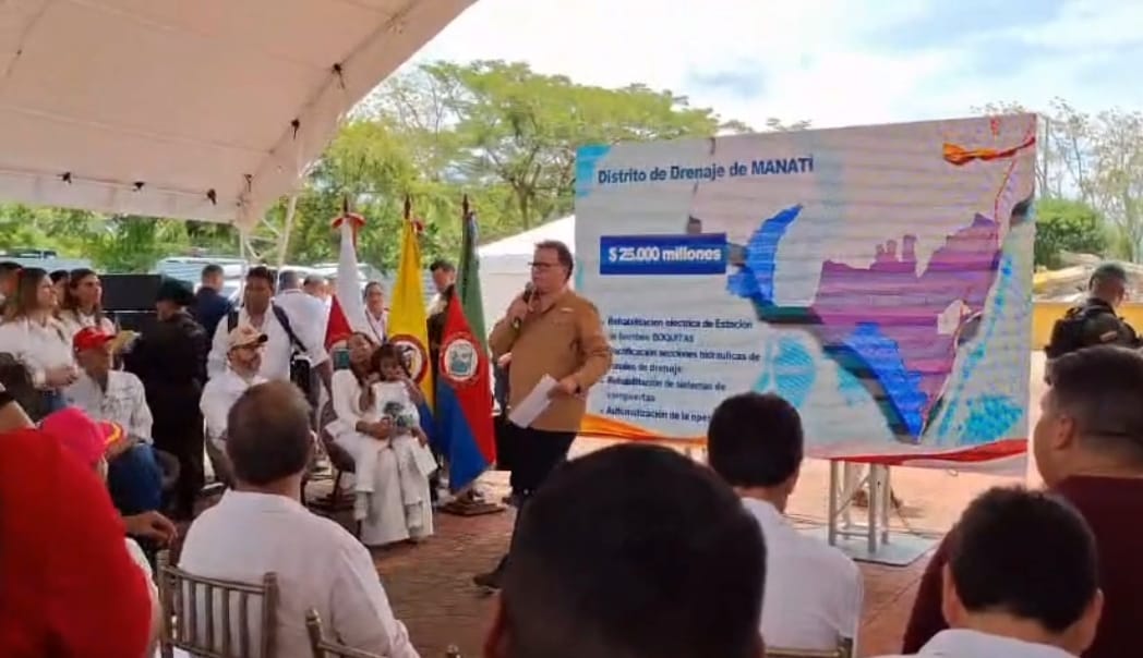 Gobierno electo anuncia inversiones para fortalecer infraestructura hídrica y distritos de drenaje en Atlántico