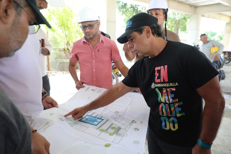 Alejandro Char supervisa ampliación de la IED Juan José Rondón, que beneficiará a 1.200 estudiantes