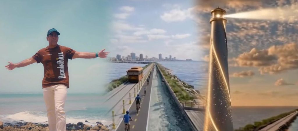 Alejandro Char anuncia ampliación de la vía a Puerto Mocho hasta Bocas de Ceniza